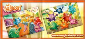 Puzzles  - kinder Mixart  - Canada - 2013 - TR358 et  TR359