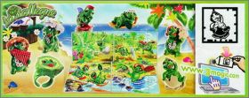 Tartallegre - Puzzles  kinder  Italie 2012 - TR183 � TR186