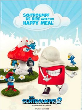Les Schtroumpfs  2 - Happy Meal -  Mc Donald - 2013 - France