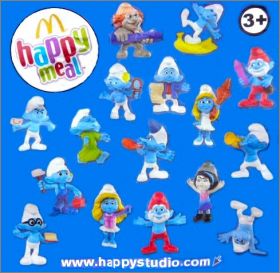 Les Schtroumpfs  2 - Happy Meal - Mc Donald 2013 - Belgique