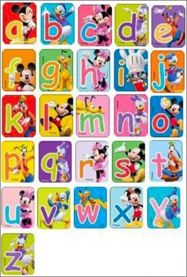 Alphabet Disney (Magnets) Fun Fruits - 2010 - Pays-Bas