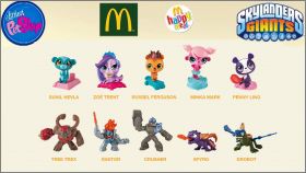 Littlest Pet shop Skylanders - Happy Meal - Mc Donald - 2013