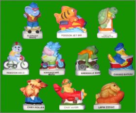 Les animaux sportifs - 10 F�ves Mates - Nordia - 2010