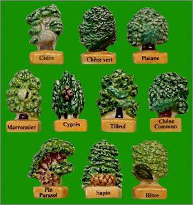 Les arbres - 10 F�ves Brillantes - Nordia - 2003