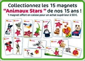 Animaux stars de nos 15 ans - 15 Magnets  Animalis - 2013