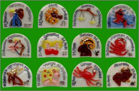 Les signes du zodiaque I - 12 F�ves Brillantes - Prime -1994