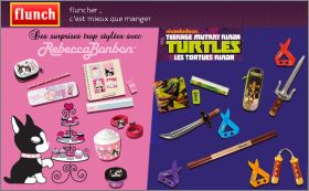 Rebecca Bonbon et Tortues Ninja - Flunch - 2013