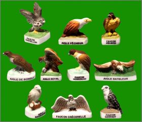 Les Aigles et Faucons - 10 F�ves M�tes  - Nordia - 2011