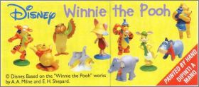 Winnie the Pooh 2 -  Disney - Zaini - Figurines Brillantes