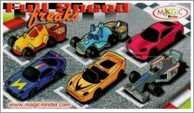 Voitures de course - Kinder Surprise S-72, S-73, S-78 � S-81