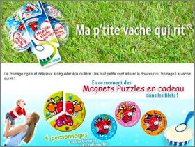 Puzzles ronds - Carnaval - Magnets - La Vache qui rit - 2009