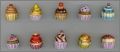 Les cup cakes - F�ves Brillantes - 2012