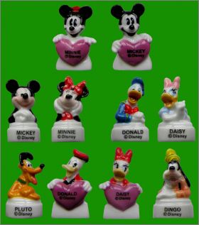 Mickey et Cie "les bustes" 10 F�ves Brillantes Arguydal 2014