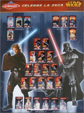 Star Wars - Le Gaulois clbre la saga - magnets - 2005