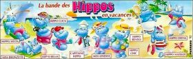 La bande des hippos en vacances (figurines Kinder Surprise)
