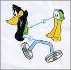 Notice Daffy Duck haltrophile