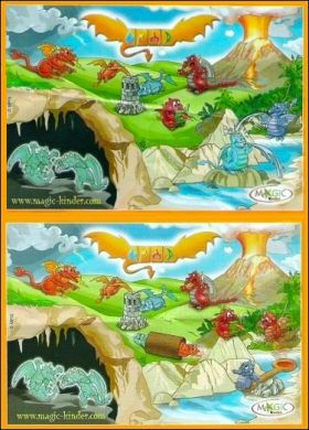 Dragons - (Figurine kinder surprise)   TT001  TT010