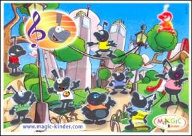 Les notes de musique - Les personnages (Kinder) S-19  S-27