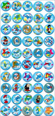 Les schtroumpfs - Pogs - Avimage