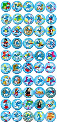 Les schtroumpfs - Pogs - Avimage