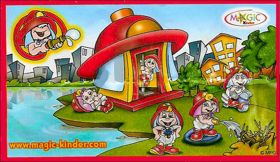 B�b�s Pompiers (figurines Kinder Surprise)  S-34 � S-38