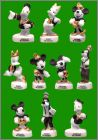 Mickey r�tro Disney 10 F�ves mates (filet or) Arguydal 2005