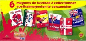 Looney Tunes Active - 6 Magnets - Kiri - 2010 - Belgique