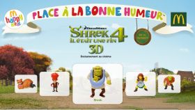 Shrek  Il tait une fois 3D - Happy Meal - Mc Donald - 2010