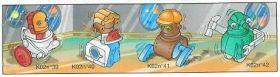 Robots  tout faire (figurines Kinder) K02-39  K02-42