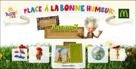 Arthur 3 La guerre des deux mondes - Happy Meal - Mc Donald