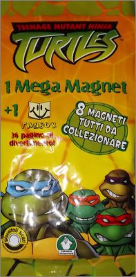 Teenage Mutant Ninja Turtles Mega Magnet + Fanbuk  Preziosi