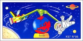 Astronaute autour de la terre Kinder surprise Mobile K97-96