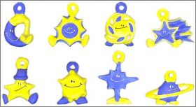 Les Astres Rigolos - 8 F�ves Brillantes - Epi Folie - 2002