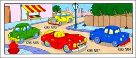 Voitures - Kinder surprise -  K96-84 � K96-87 - 1996