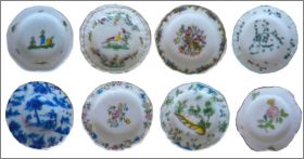 Assiettes anciennes - Wietzel - Fves brillantes - 1996