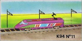 Train TGV violet - Kinder surprise - K94-11