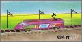 Train TGV violet - Kinder surprise - K94-11