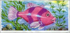 Poisson  rose et violet - Kinder surprise - K94-14