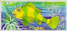 Poisson jaune et vert - Kinder surprise - K94-13