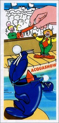 Phoque porte-crayon + crayons Kinder surprise K94-19 -  1994