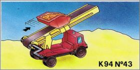 Camion convoyeur � bande + benne - Kinder surprise - K94-43