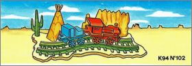 Diaporama train Far-West - Kinder surprise - K94-102 - 1994