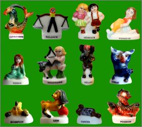 Signes du Zodiaque - 12 F�ves Brillantes - Arguydal 2001