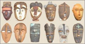 Masques africains - F�ves mates - 2001