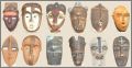 Masques africains - F�ves mates - 2001