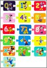 Disney - Chiffres Puzzle - Magnets - Belgique - Pays-Bas