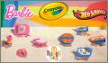 Barbie - Crayola - Hot Wheels - Happy Meal Mc Donald 2014