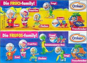Die Fruci-family !  Die Frufos-family  Figurines Onken 1994