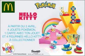 Hello Kitty / Pok�mon - Happy Meal - Mc Donald - 2014