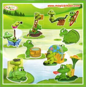 Grenouilles Maxi Kinder P�ques 2014 - FT-250-1 �  FT-250-8
